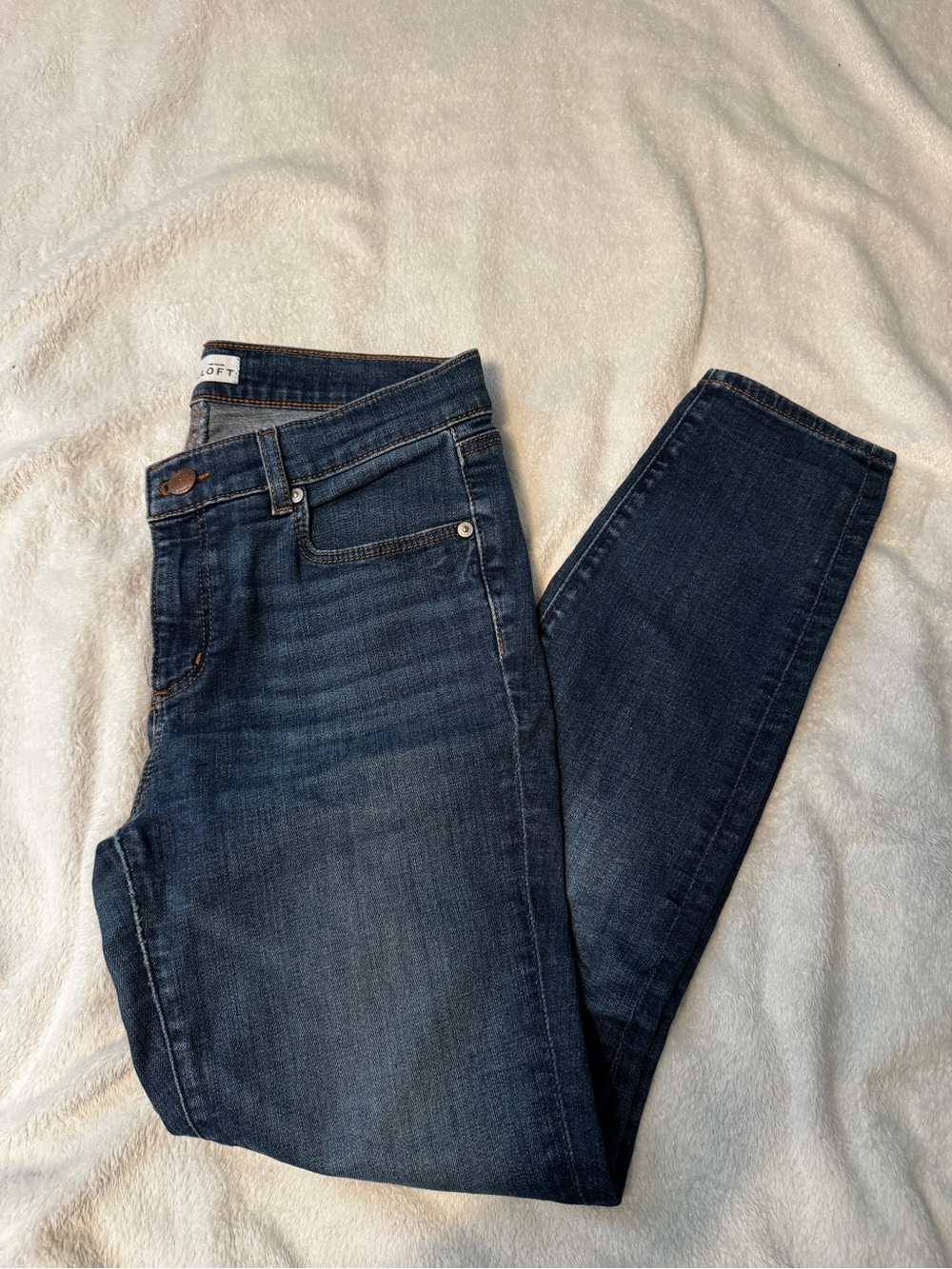 Ann Taylor LOFT Skinny Jeans in Blue